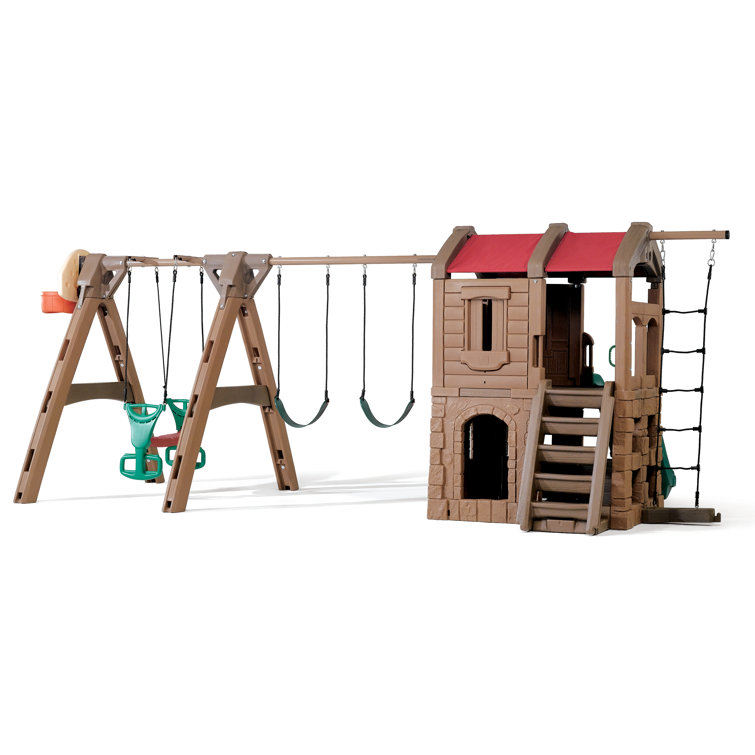 Step2 Plastic Swing Set with 2 Swing(s) , 1 Slide(s) Wayfair.co.uk